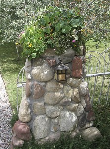 Casa Camilla Aspen Vacation Rental stone gate