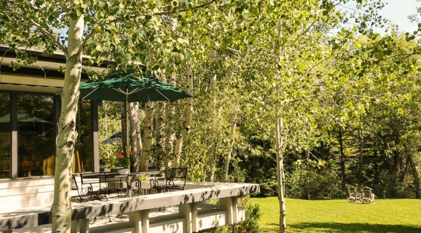 Casa Camilla Aspen Main House exterior lawn