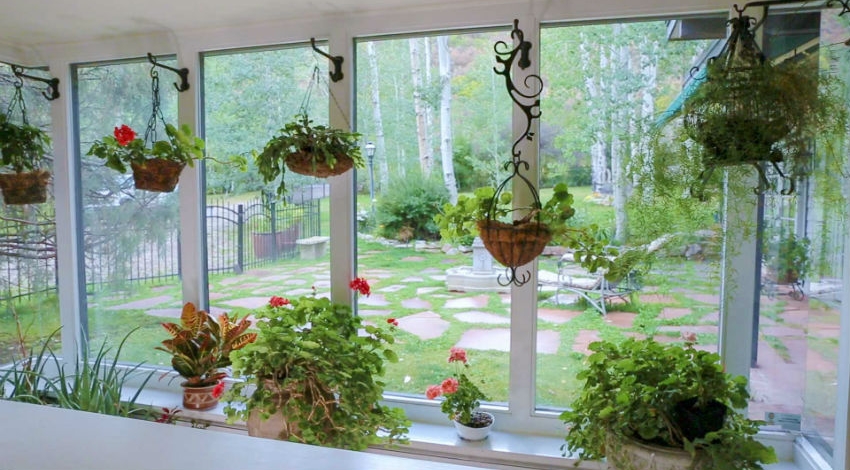 Casa Camilla Aspen Main House greenhouse